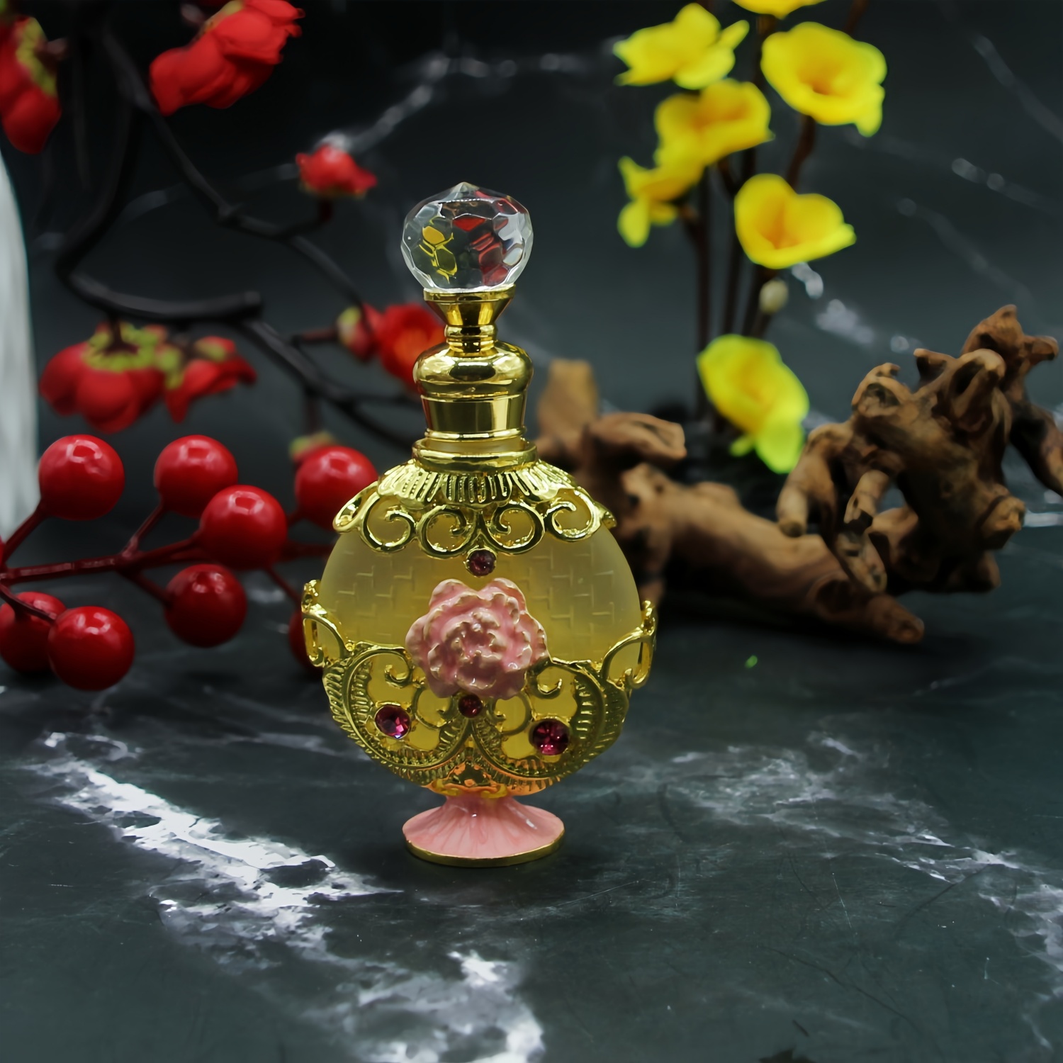 Perfume Fragrance Concentration - น้ำหอมสำหรับผู้หญิง ฮาลาล ดูไบ น้ำหอมเข้มข้นแบบน้ำมัน กลิ่นหอมติดทนนาน กลิ่นวินเทจสุดหรู