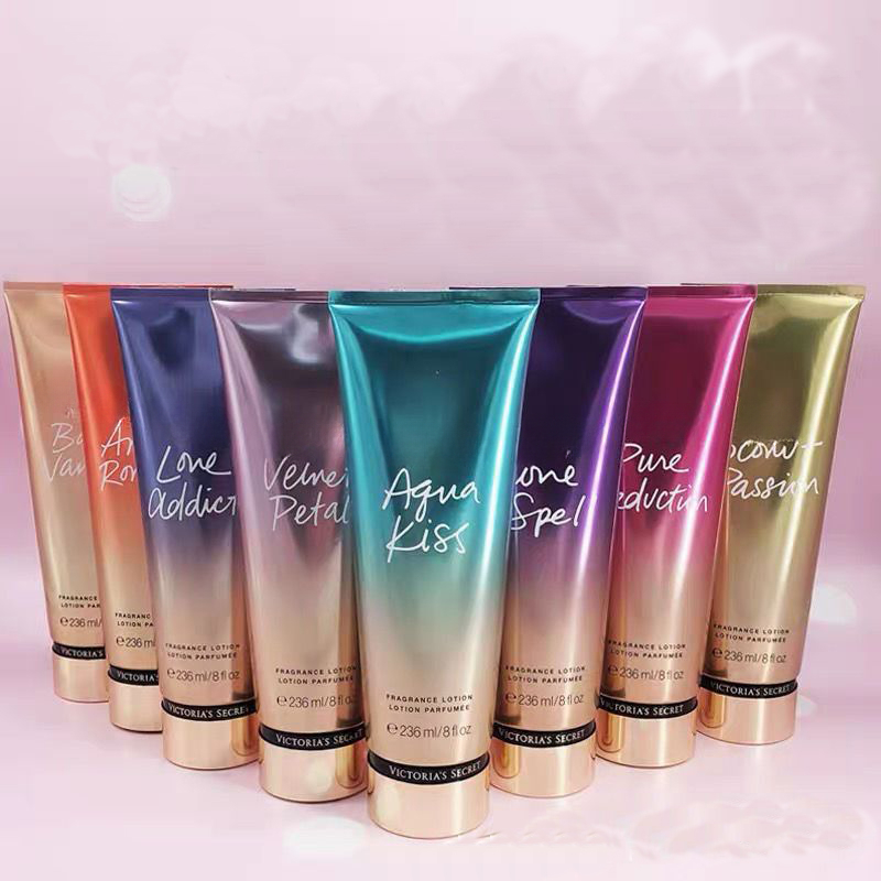 Perfume Fragrance Body Lotion - น้ำหอมวิคตอเรีย236มล. น้ำหอมมอยส์เจอไรเซอร์ติดทนนานโลชั่นทาตัวน้ำหอมบำรุงมือ