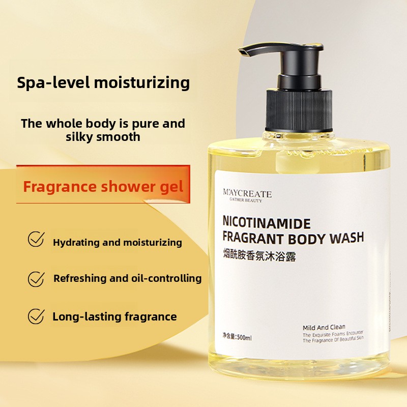 Perfume Fragrance Body Lotion - ไนอาซินาไมด์ บอดี้ วอช โลชั่นบำรุงผิวกายและเพิ่มความชุ่มชื้น ขนาดใหญ่ กลิ่นหอมระดับน้ำหอมสำหรับผู้หญิง