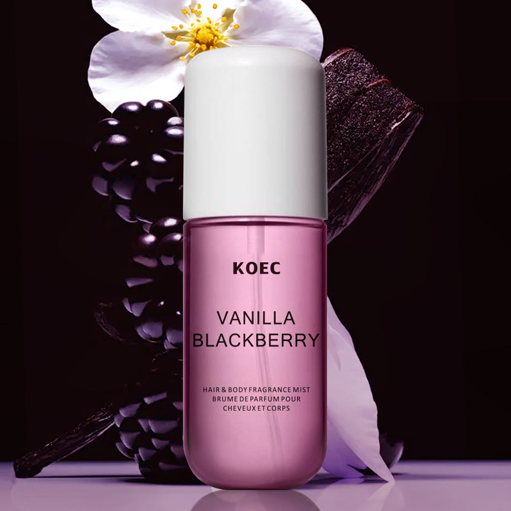 Perfume Fragrance Mist - น้ำหอมสเปรย์ KOEC กลิ่นวานิลลาแบล็กเบอร์รี่ 50 มล. ให้ความชุ่มชื้น