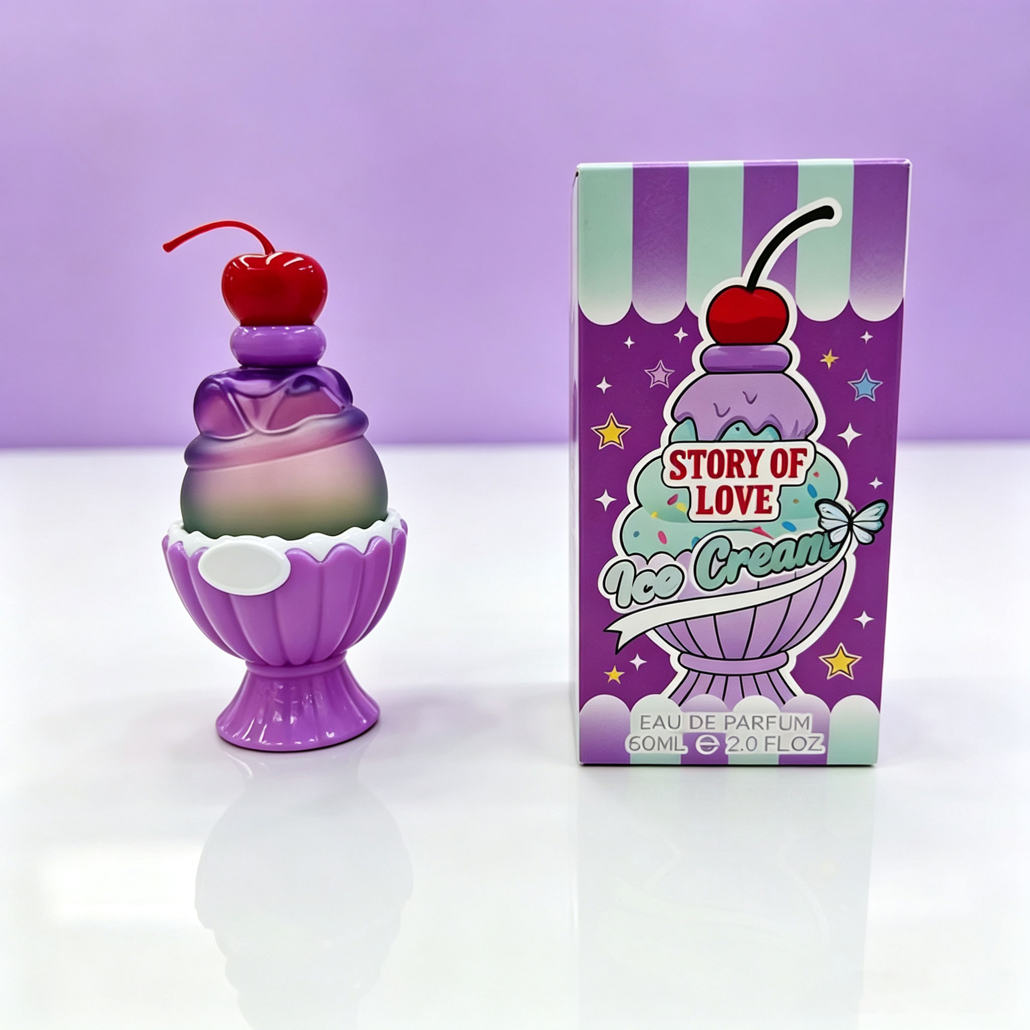 น้ำหอมรูปไอศกรีมน่ารัก 60 มล.  - Perfume Fragrance Bottle บทวิจารณ์และราคา