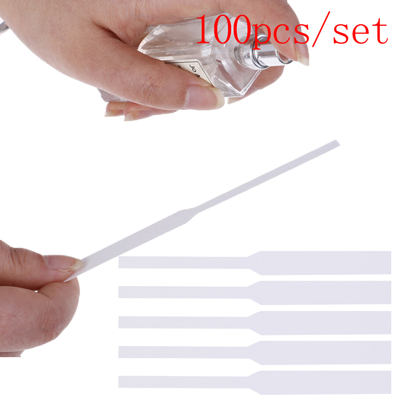 100 ชิ้น กระดาษทดสอบน้ำหอม แถบ - Perfume Fragrance Tester บทวิจารณ์และราคา