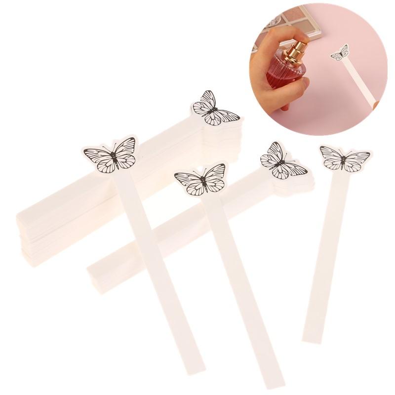 กระดาษทดสอบน้ำหอมรูปผีเสื้อ 10 - Perfume Fragrance Tester บทวิจารณ์และราคา
