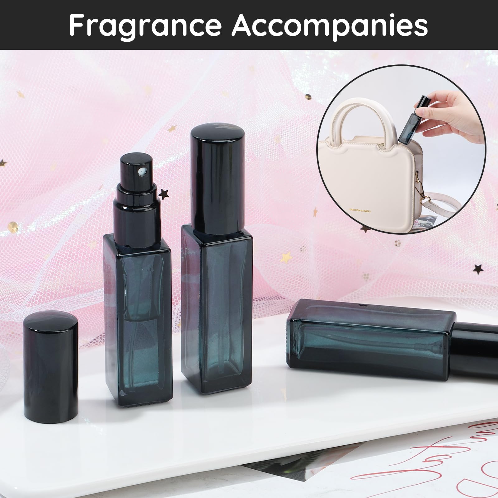 ขวดน้ำหอมแบบพ่น 10 ชิ้น ขวดเปล - Perfume Fragrance Mist บทวิจารณ์และราคา