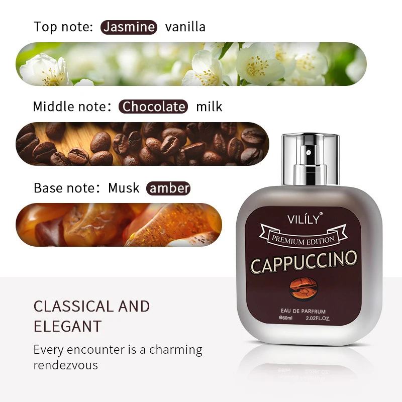 60ml ช็อกโกแลต Cappuccino Eau  - Perfume Fragrance Mist บทวิจารณ์และราคา