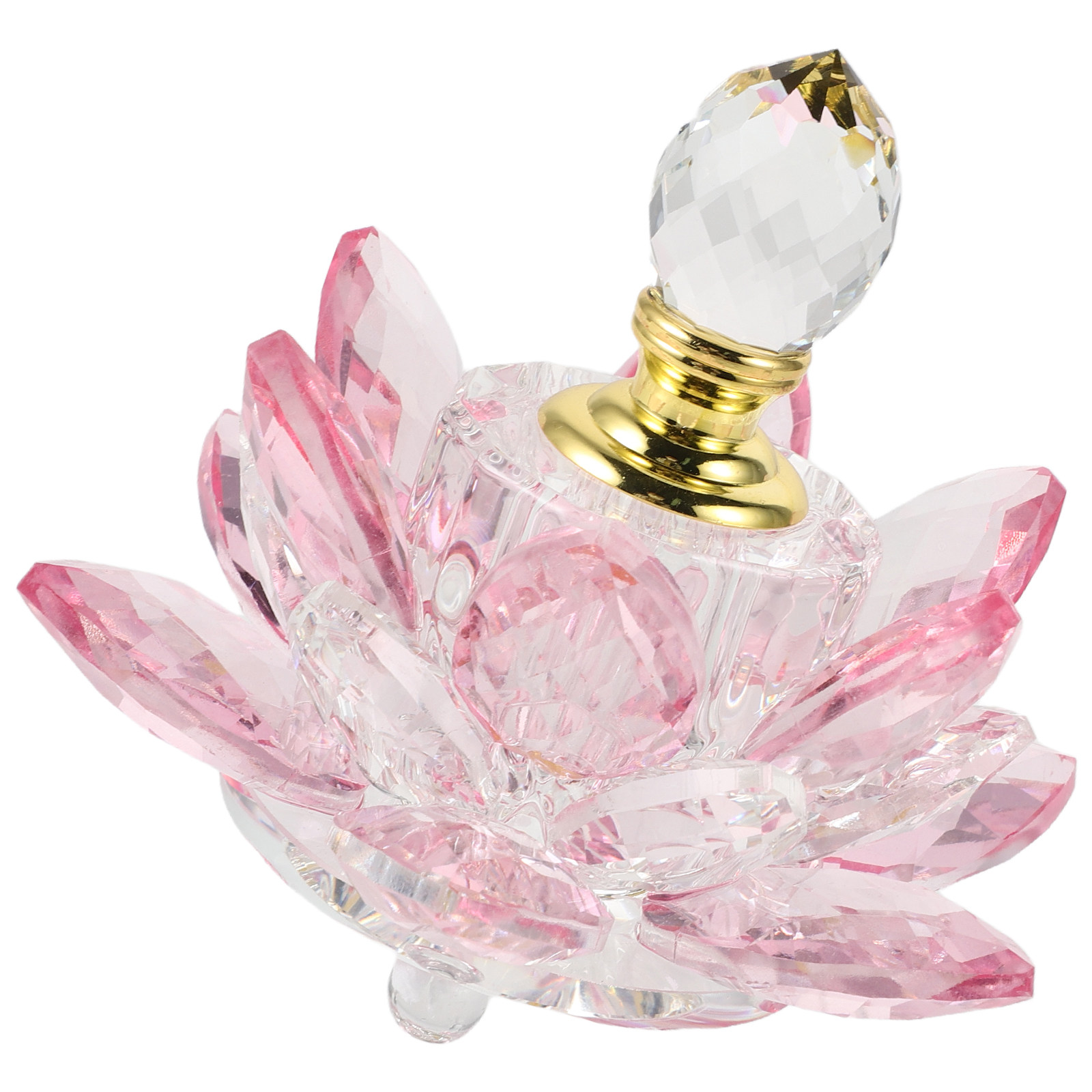 ขวดน้ำหอมรูปดอกบัวคริสตัลแบบเต - Perfume Fragrance Bottle บทวิจารณ์และราคา